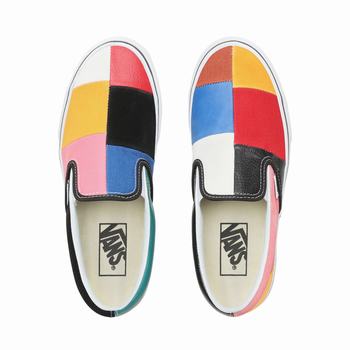 Női Vans Patchwork Slip-on Cipő VA8763952 Színes/Fehér